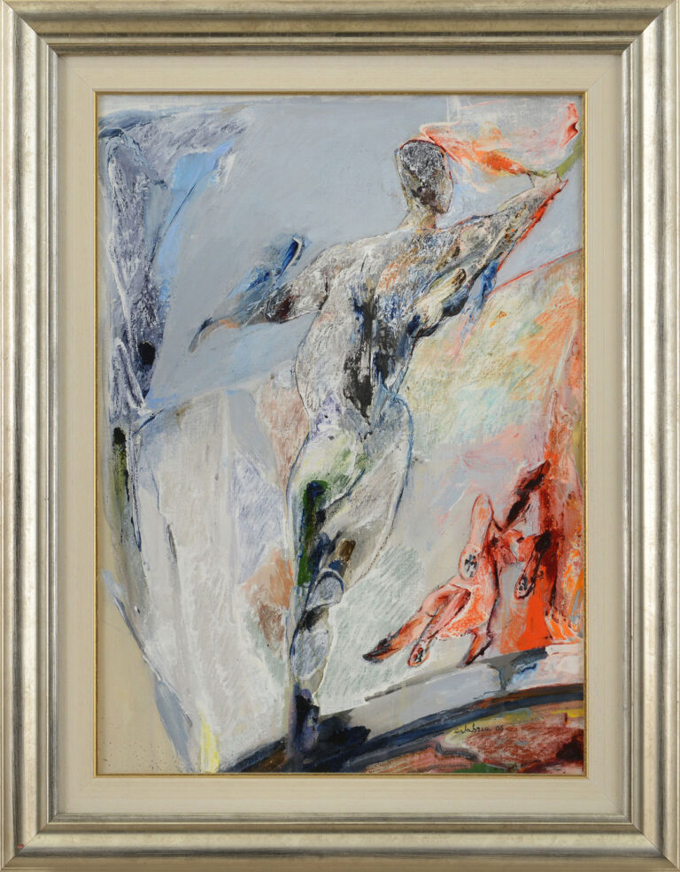 Ennio Calabria- strada per andare dove- olio su tela 50x70cm anno 2006