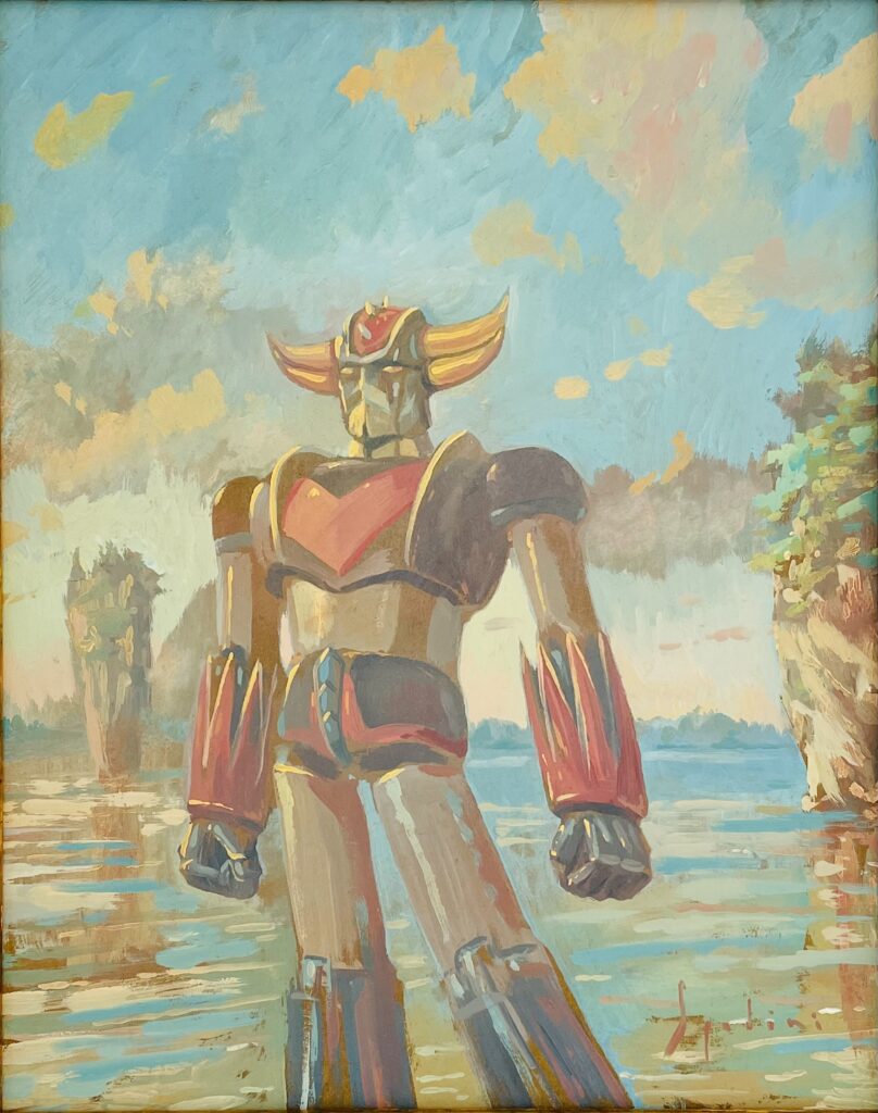 Fabrizio Spadini- tropico- olio su pannello telato- 30x24cm anno 2021