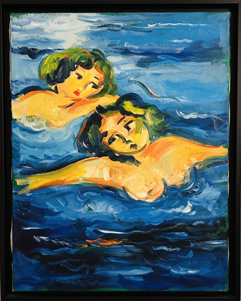 Mimmo Germanà- olio su tela 90x70cm anno 1989