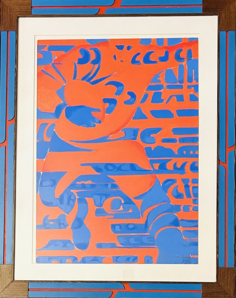 Titina Maselli- tempera su carta- 50x70cm anni 80