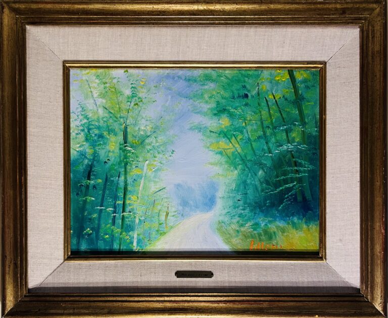 Umberto Lilloni- olio su tela 40x30cm anno 1968